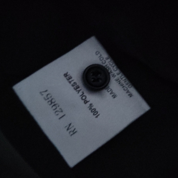 The Shirt Rochelle Behrens Black Polka Dot Sheet Statement Top - Picture 9 of 9